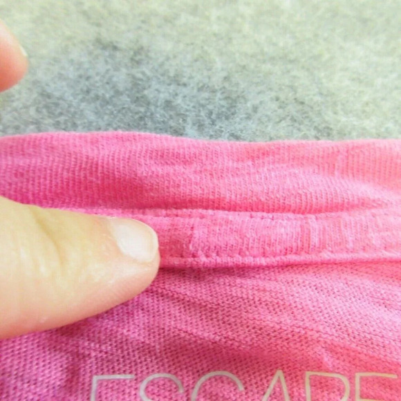 Habitat Women's Escape T Shirt Casual XL Top Pink Cotton 3/4 Sleeve Beach  204 - Picture 5 of 12